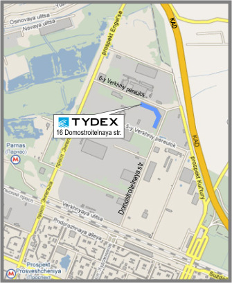Tydex at map
